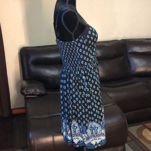 Xhilaration Black Floral Dress Size L - Picture 2 of 5